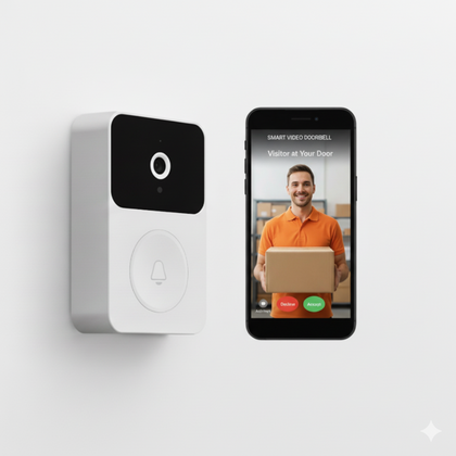 Smart Video Doorbell with Camera for Home
