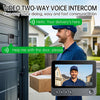 Smart Doorbell with 4.3” Display & Two-Way Audio