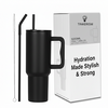 Tumbler with lid and Straw 1200ML Cup Stainless Steel Vacuum Insulated Tumbler for Water, Iced Tea or Coffee 1.2L Office Gym Travelling