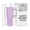 Tumbler with lid and Straw 1200ML Cup Stainless Steel Vacuum Insulated Tumbler for Water, Iced Tea or Coffee 1.2L Office Gym Travelling